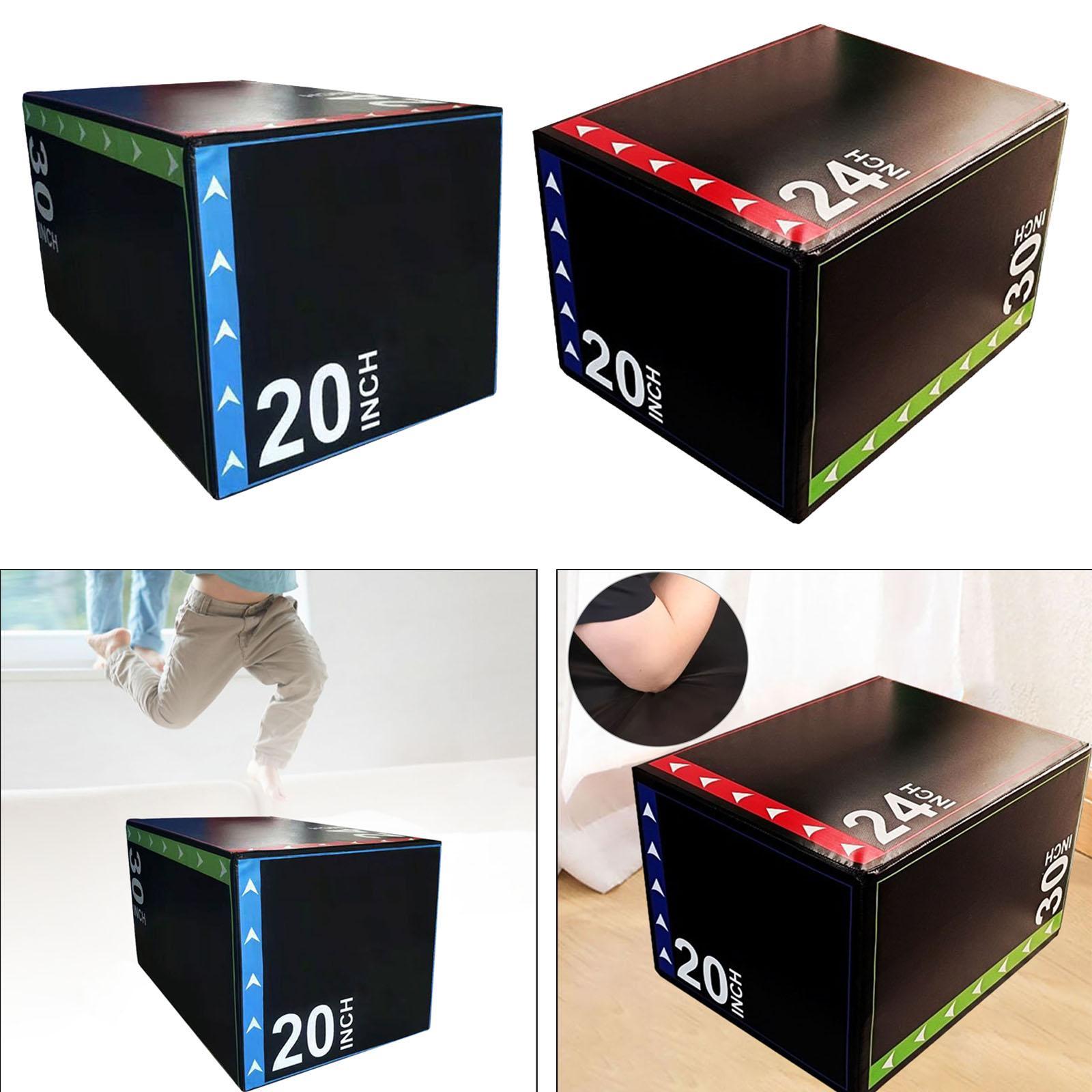 Home Gym Jump Box - 3-in-1Jump Box Plyometric Box for Strength