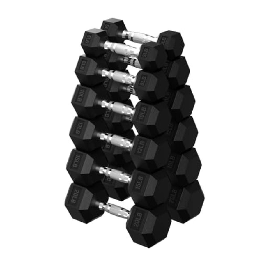Hex Dumbbell 45-480 lb Set Rub - Hex Dumbbell Set ulasan dan harga