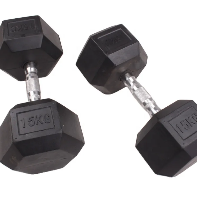 New Product Wholesale Rubber C - Hex Dumbbell Set ulasan dan harga