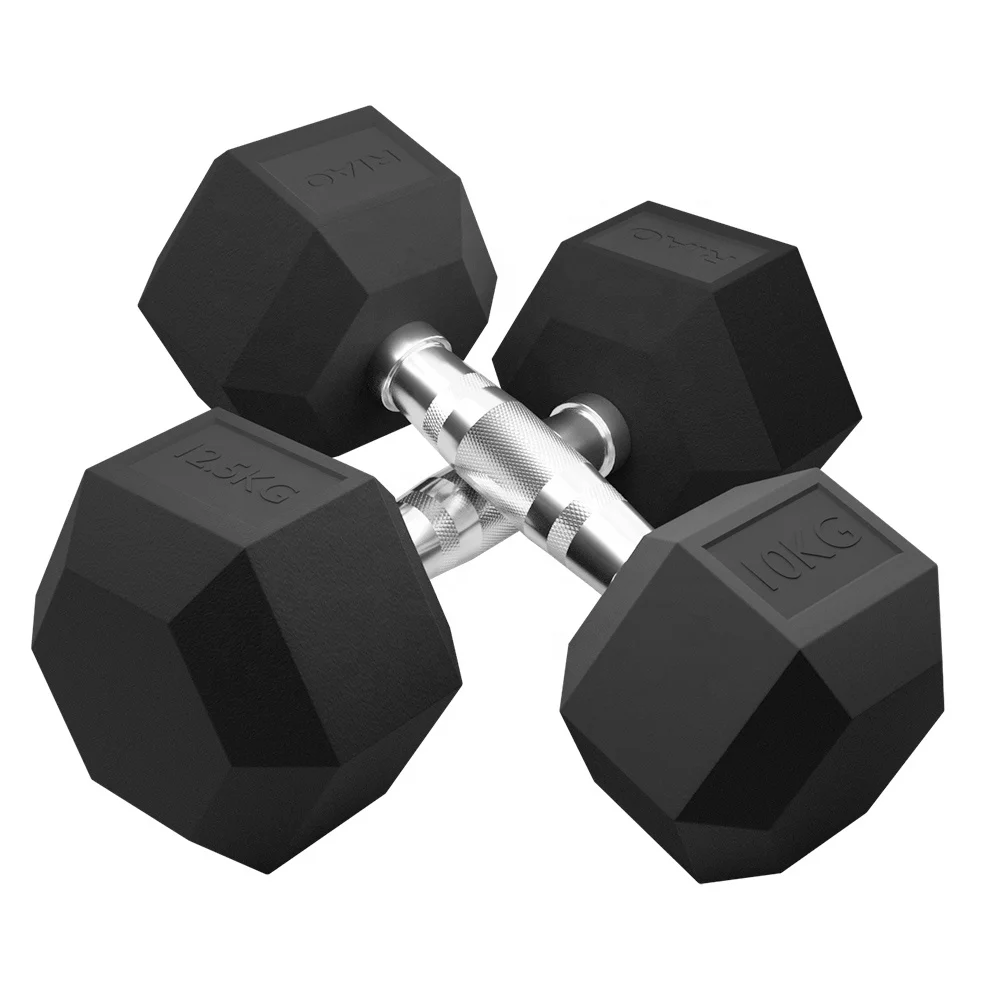 New Product Wholesale Rubber C - Hex Dumbbell Set ulasan dan harga