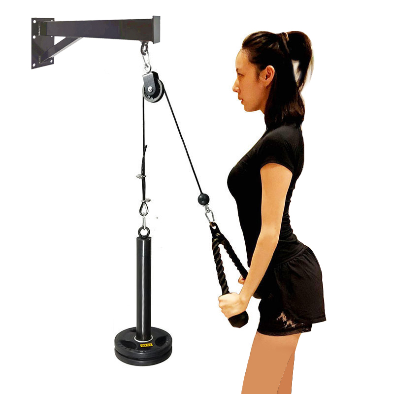 Gym Wall Mounted Fitness DIY P - Home Gym Cable Pulley System ulasan dan harga