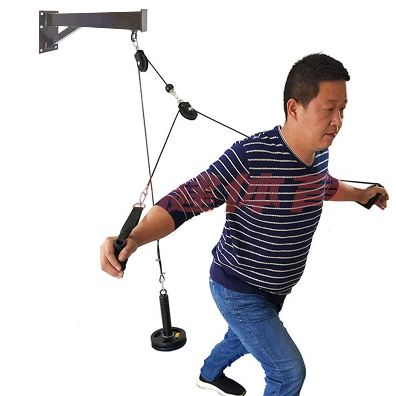Gym Wall Mounted Fitness DIY P - Home Gym Cable Pulley System ulasan dan harga