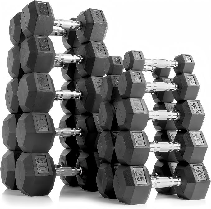 Premium Rubber Coated Hex Dumb - Hex Dumbbell Set ulasan dan harga