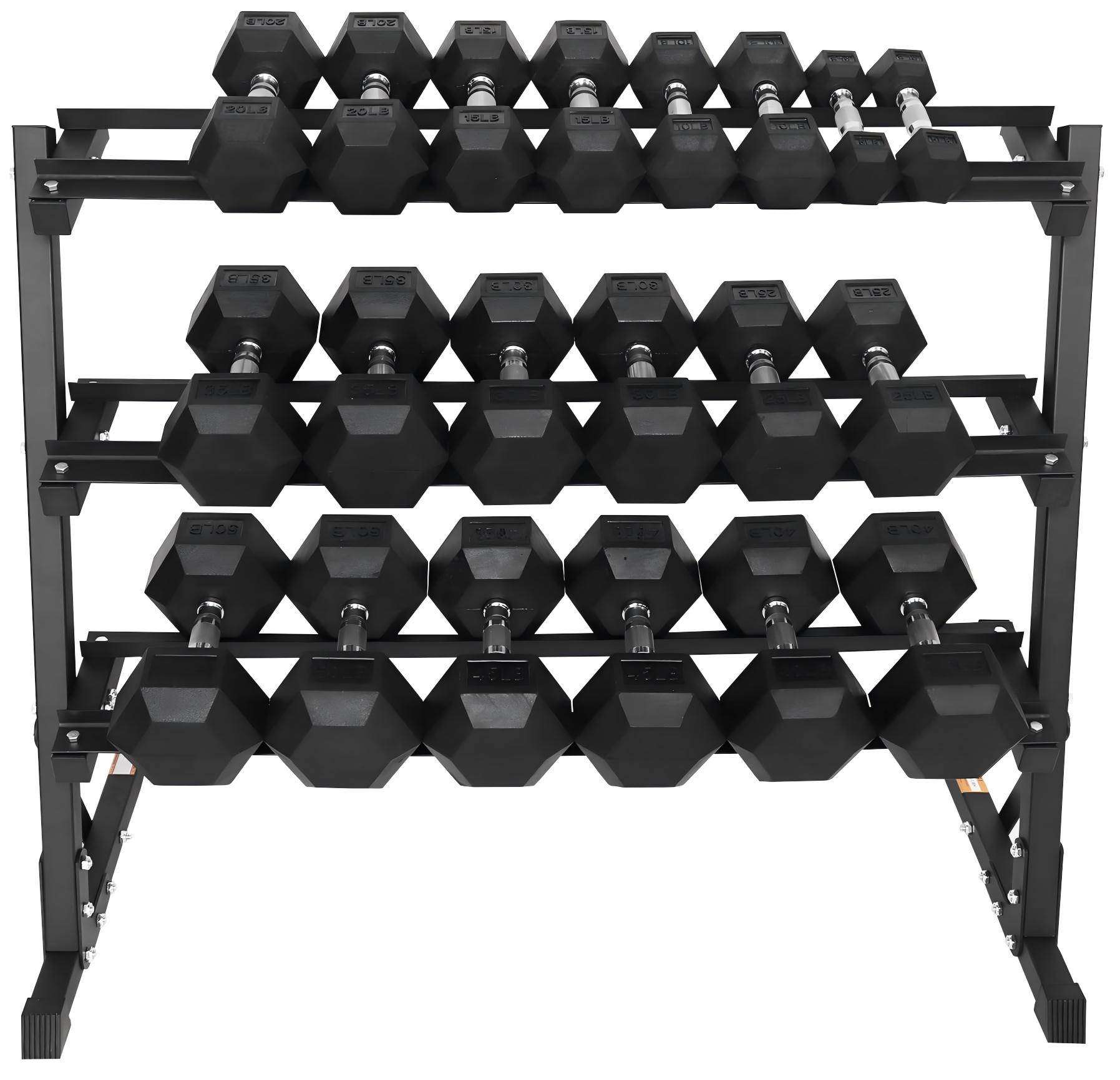 Premium Rubber Coated Hex Dumb - Hex Dumbbell Set ulasan dan harga