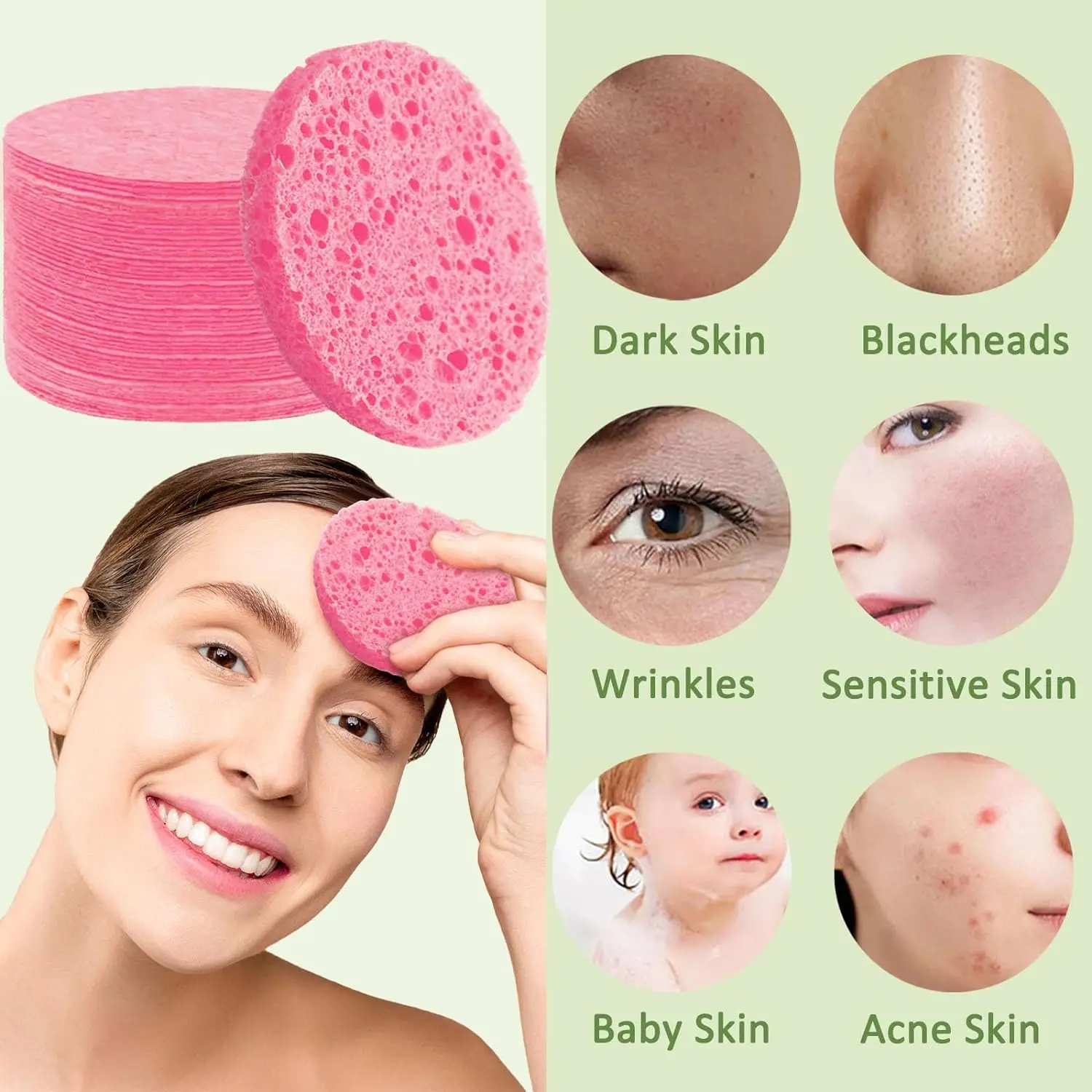 50-100PCS Bulk Compressed Face - Home Gym Daily Routine ulasan dan harga