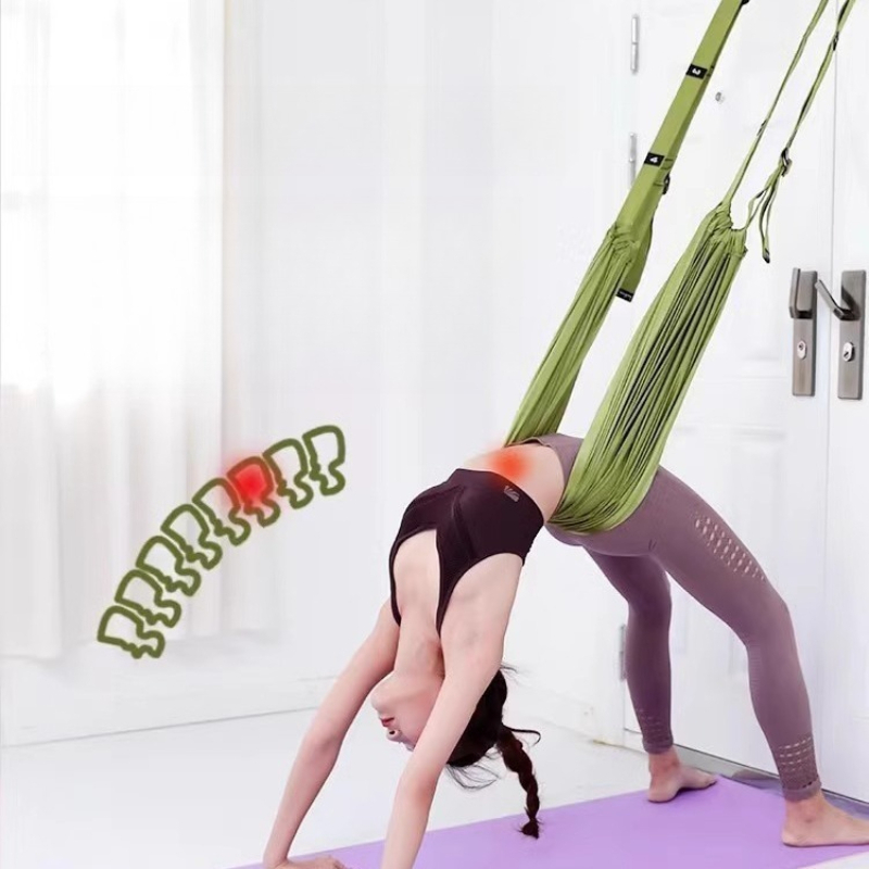 Adjustable Aerial Yoga Hammock - Yoga Trapeze Swing ulasan dan harga