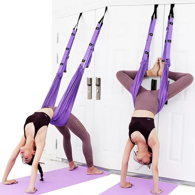 Adjustable Aerial Yoga Hammock - Yoga Trapeze Swing ulasan dan harga