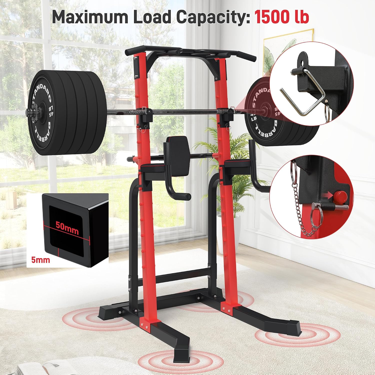 Heavy Duty Power Tower Pull Up - Home Gym Multifunctional ulasan dan harga