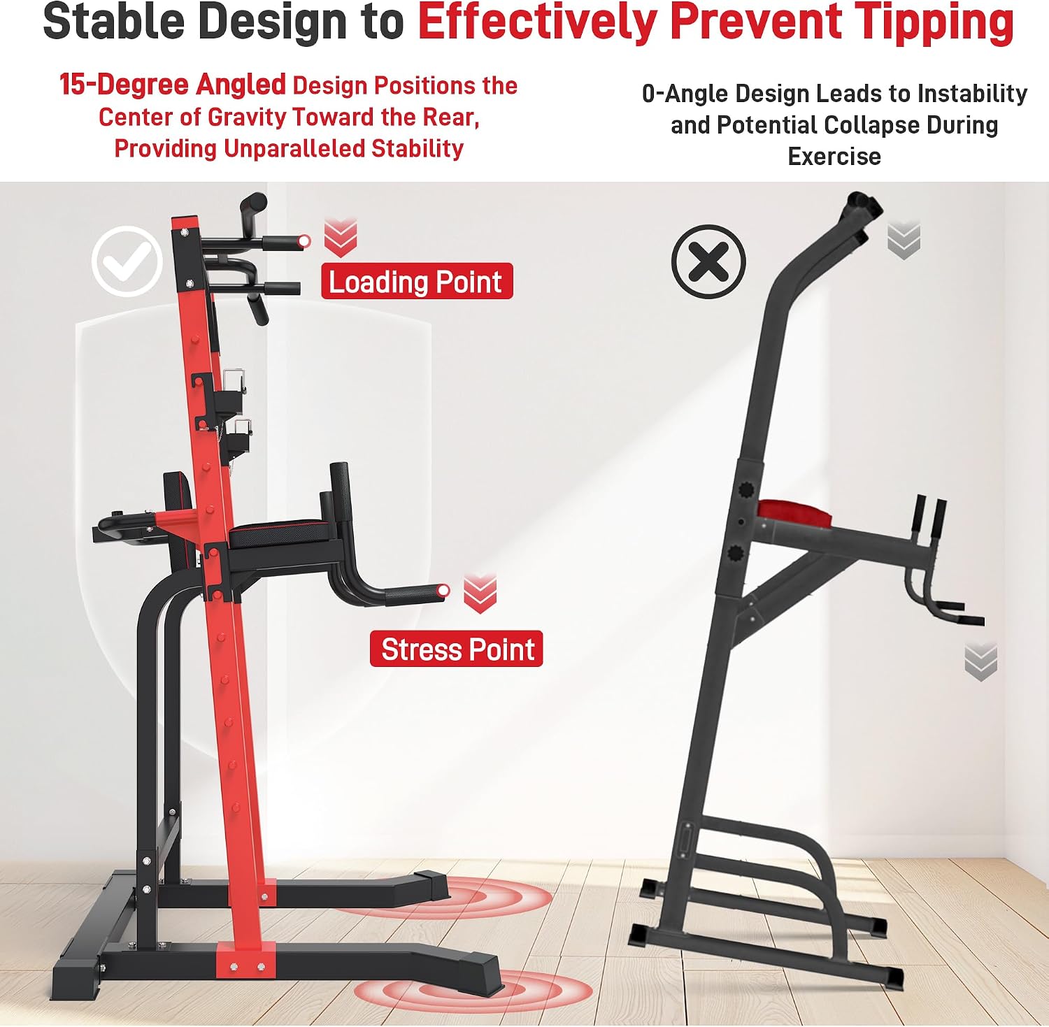 Heavy Duty Power Tower Pull Up - Home Gym Multifunctional ulasan dan harga