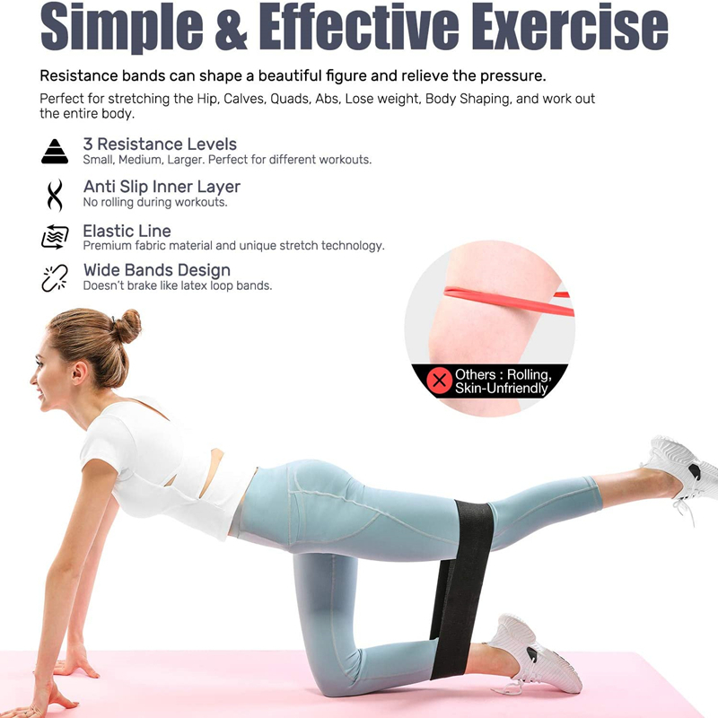 3PCS Women Men Fabric Resistan - Home Gym Mini ulasan dan harga