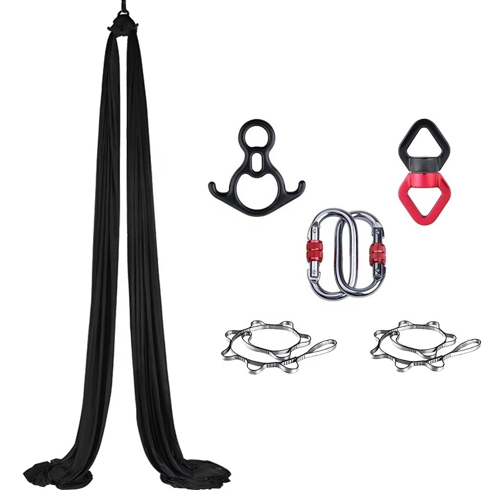 8 Meters Professional Black Ae - Yoga Trapeze Swing ulasan dan harga