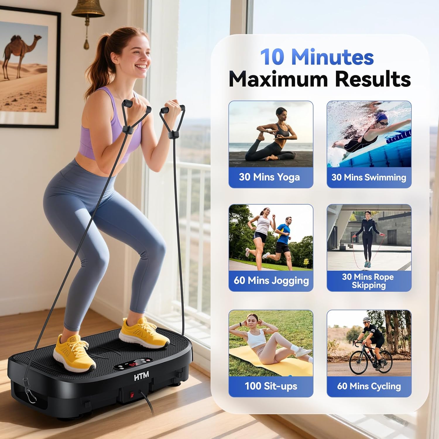 Vibration Plate Fat Burning Fi - Home Gym Garden ulasan dan harga
