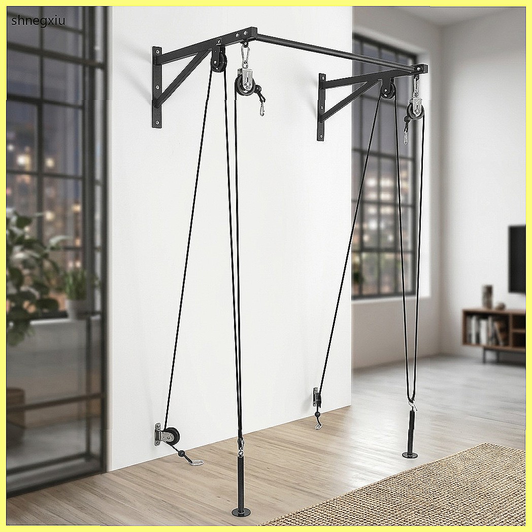 Wall Mounted DIY Fitness Pulle - Home Gym Cable Pulley System ulasan dan harga
