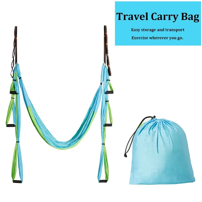 6 Handles Aerial Yoga Hammock  - Yoga Trapeze Swing ulasan dan harga