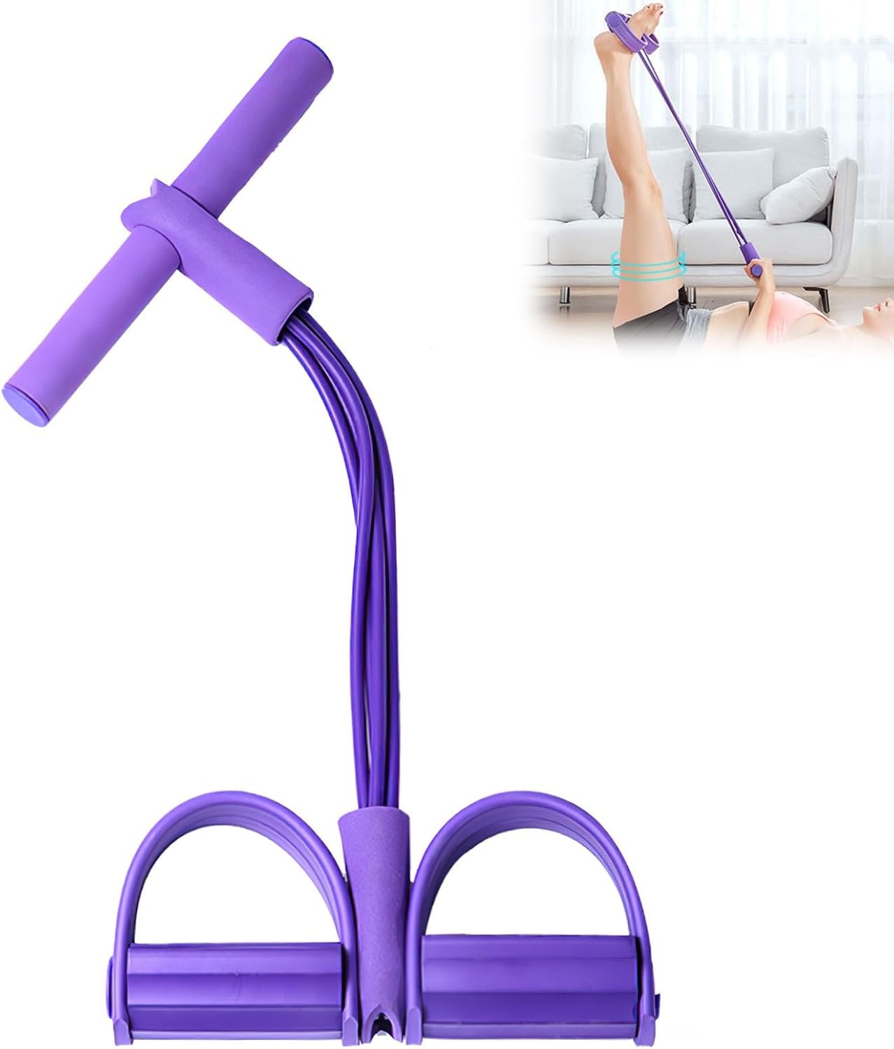 4-Tube Pedal Resistance Band M - Home Gym Garden ulasan dan harga