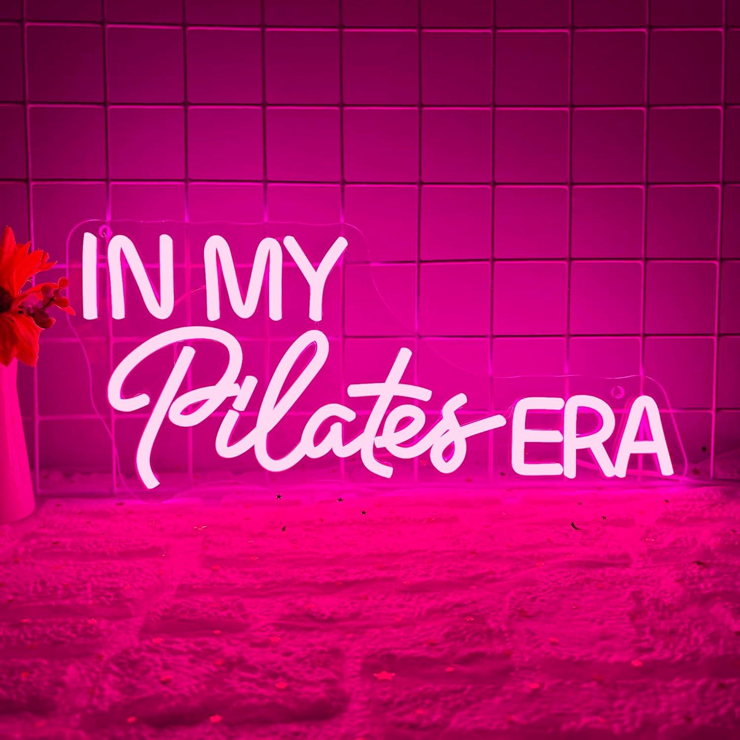 In My Pilates Era Neon Sign Di - Home Gym Neon Sign ulasan dan harga
