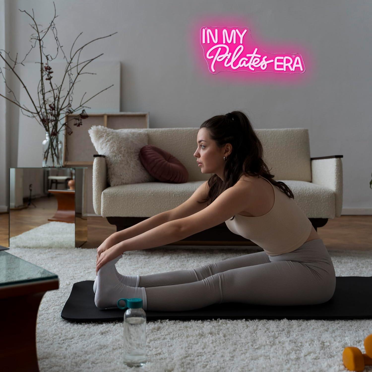 In My Pilates Era Neon Sign Di - Home Gym Neon Sign ulasan dan harga