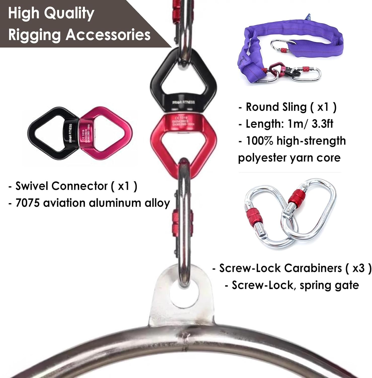 50cm Aerial Hoop Mini Lyra Kit - Home Gym Mini ulasan dan harga