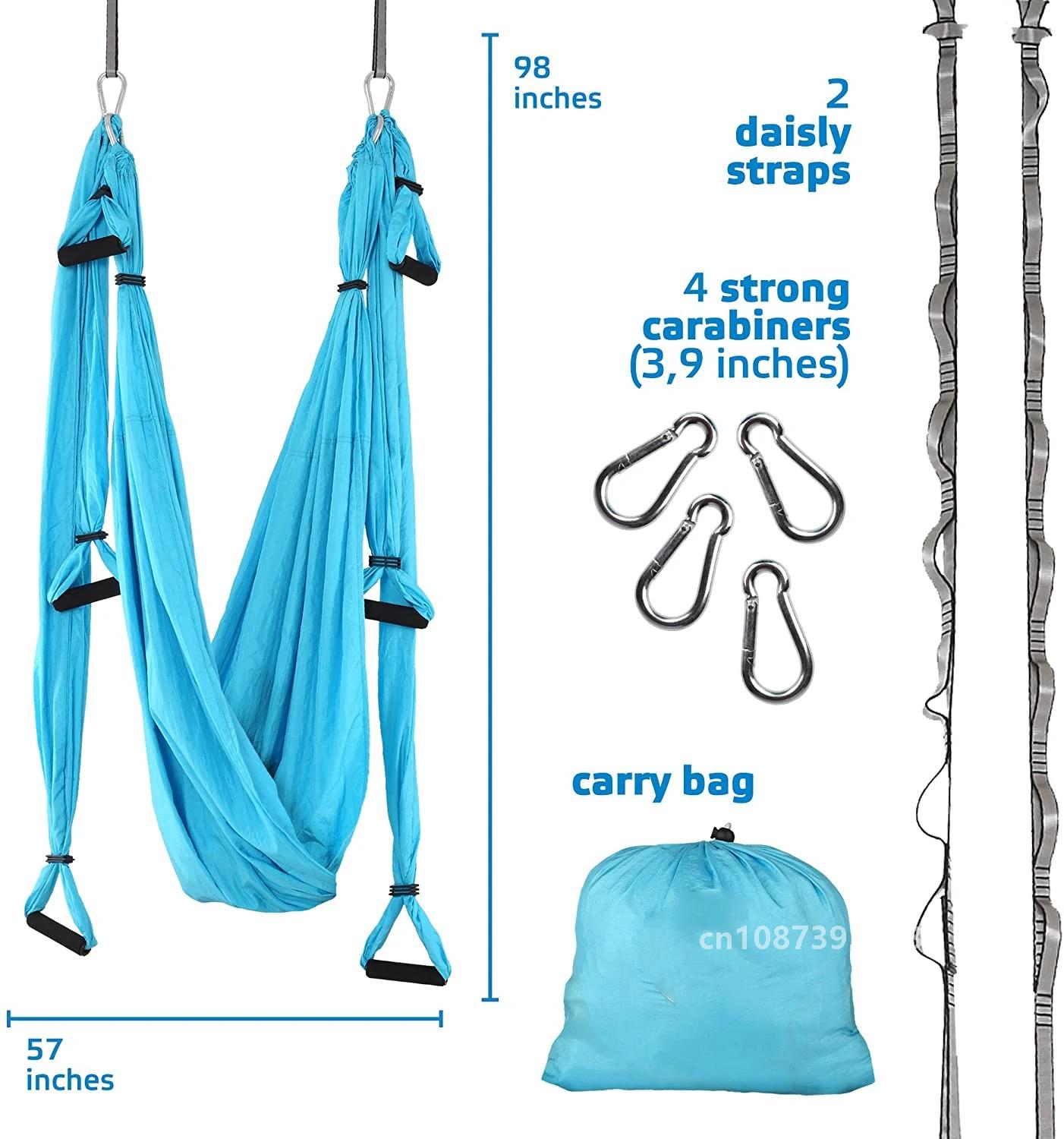 2.5*1.5m Aerial Yoga Swing wit - Yoga Trapeze Swing ulasan dan harga