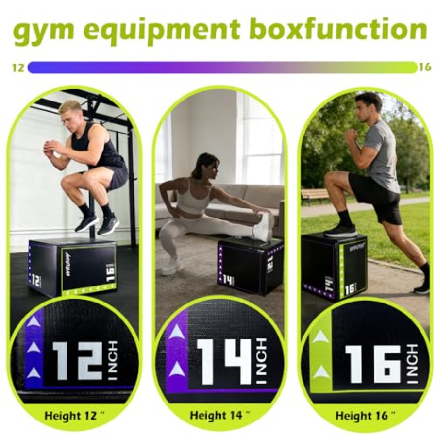 Home gym exercise box: foam bl - Home Gym Jump Box ulasan dan harga