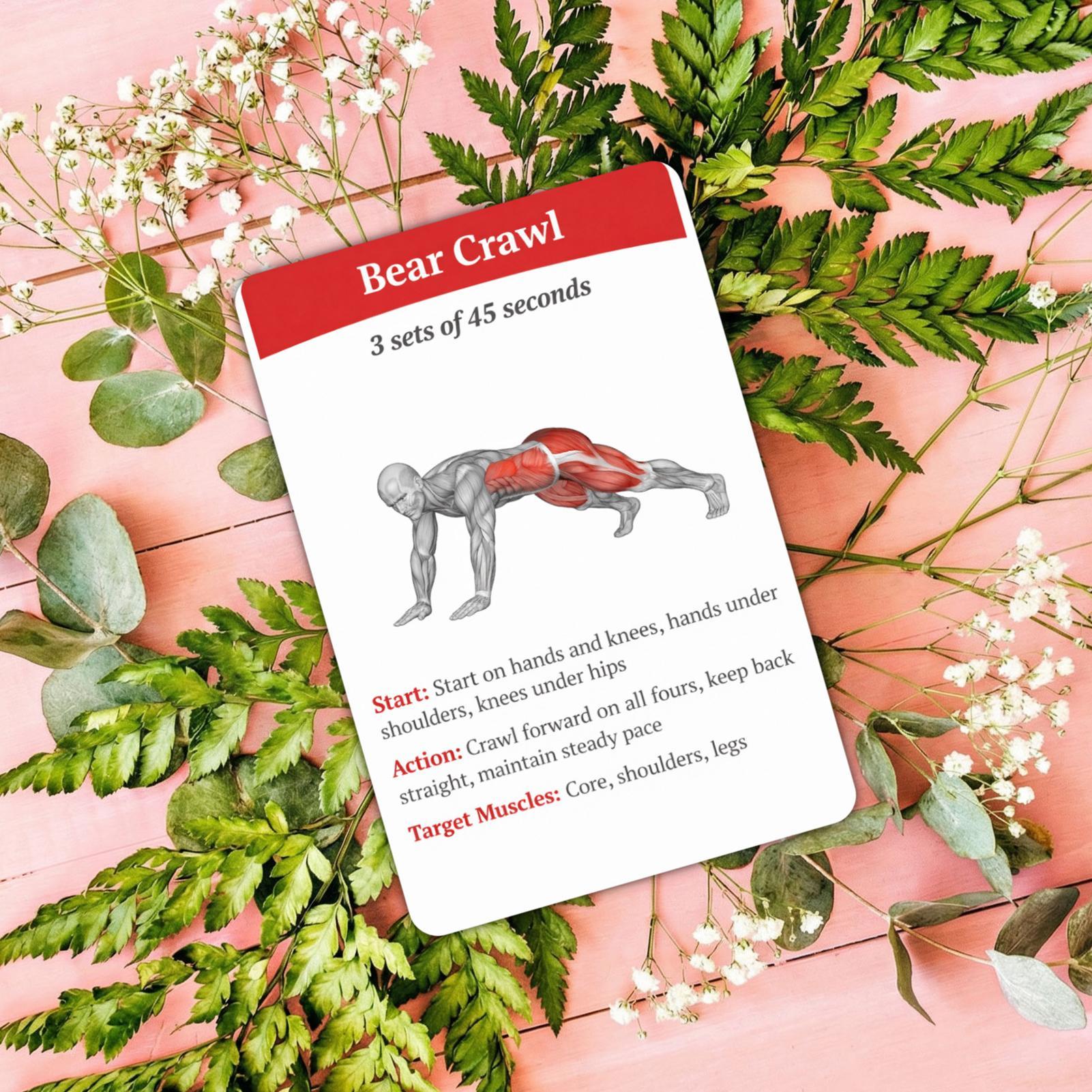 Workout Cards Deck 36 Pieces H - Home Gym Guide ulasan dan harga