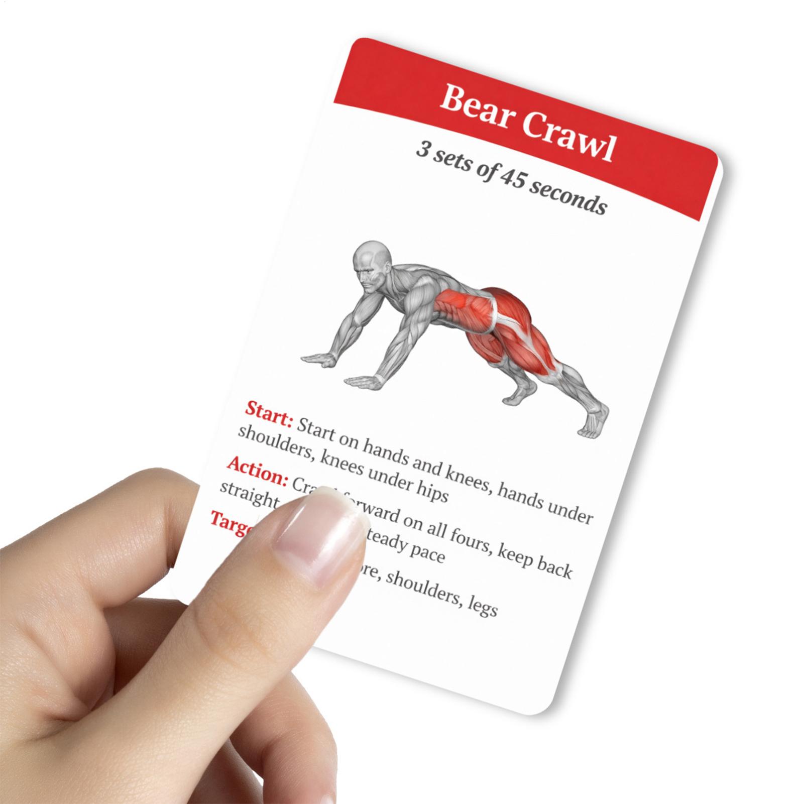 Workout Cards Deck 36 Pieces H - Home Gym Guide ulasan dan harga