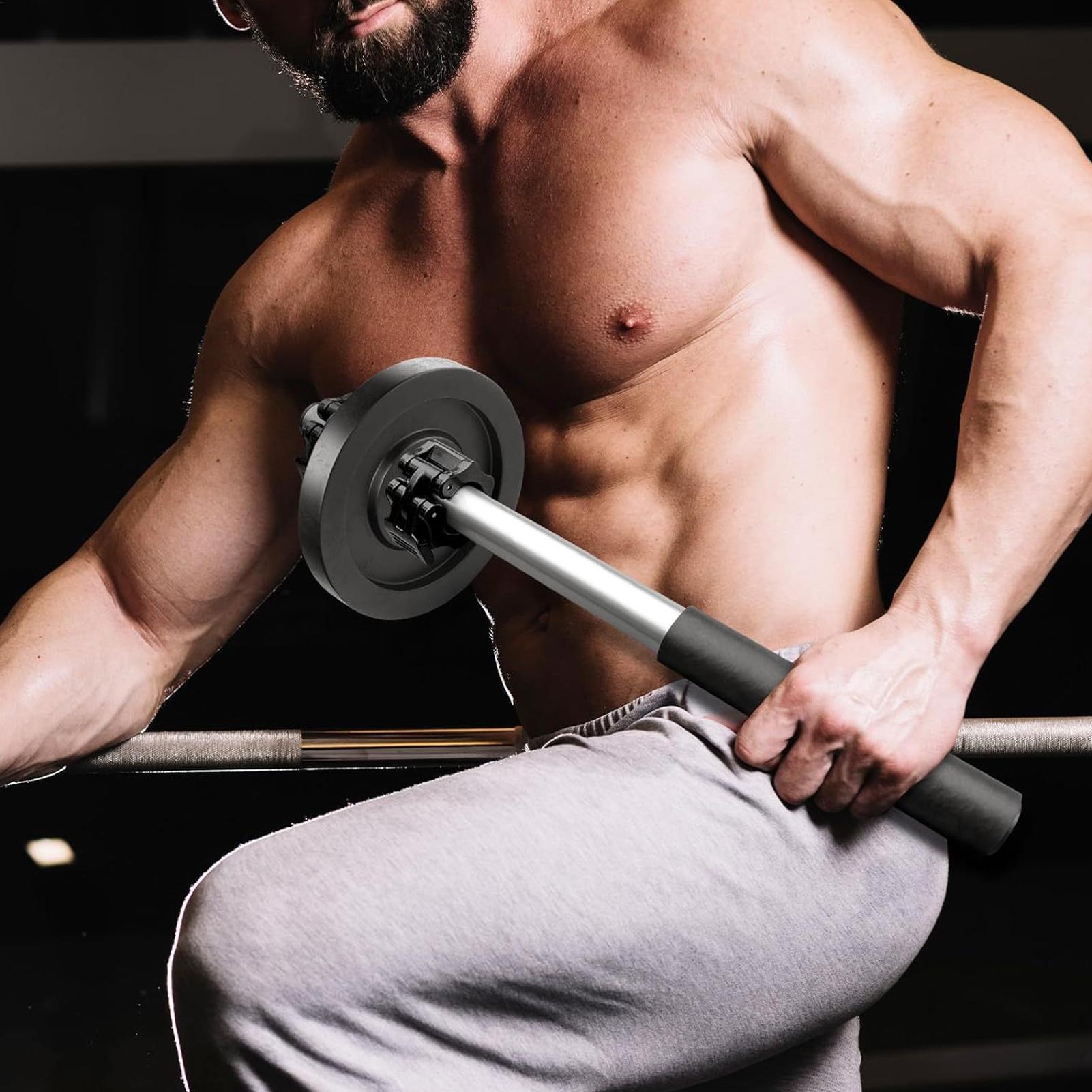 Dumbbell Handles Wrist Bar Wor - Home Gym Daily Routine ulasan dan harga