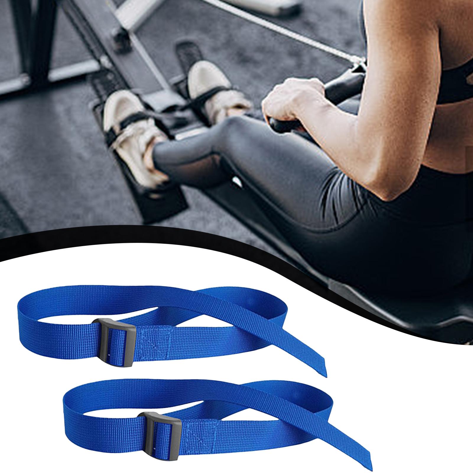 2Pcs Rowing Machine Feet Strap - Home Gym Installation ulasan dan harga