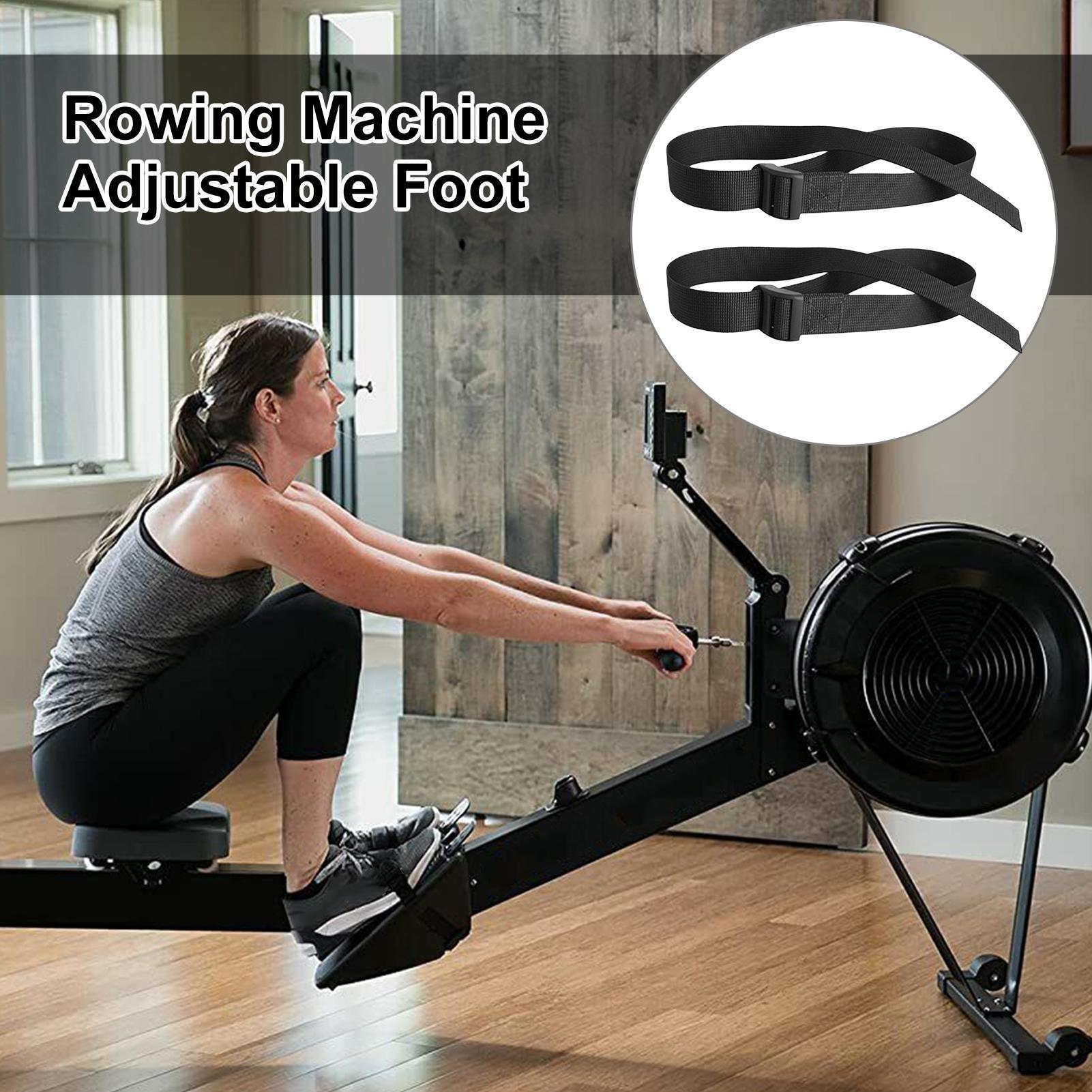 2Pcs Rowing Machine Feet Strap - Home Gym Installation ulasan dan harga