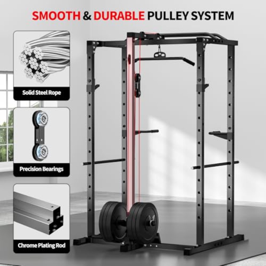 Home gym power rack with LAT p - Home Gym Multifunctional ulasan dan harga