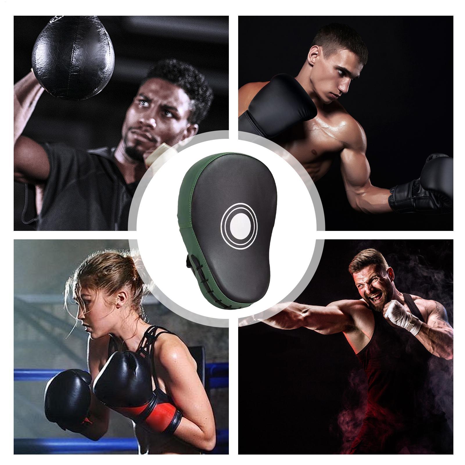 Boxing Pads Mitts PU Leather E - Home Gym Daily Routine ulasan dan harga