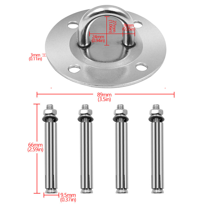 1/2/3Set Suspension Bracket Sw - Yoga Trapeze Swing ulasan dan harga