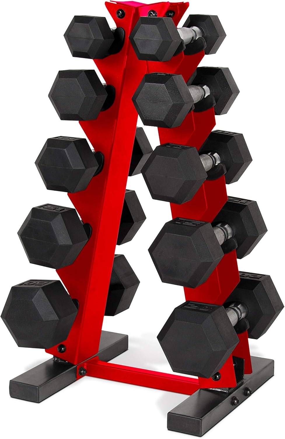 Coated Hex Dumbbell Weight Set - Hex Dumbbell Set ulasan dan harga