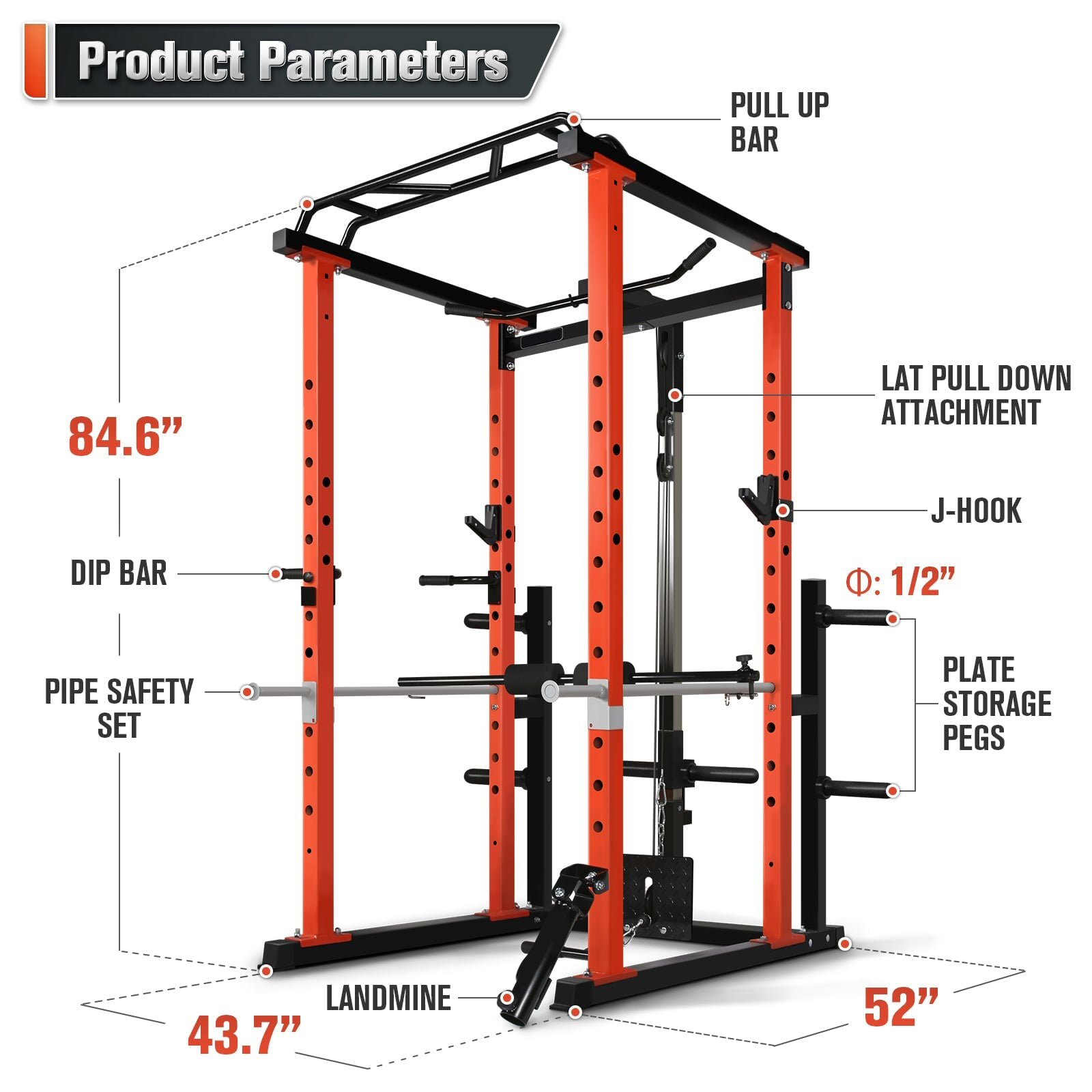 Commercial  Multi-function Pow - Home Gym Multifunctional ulasan dan harga