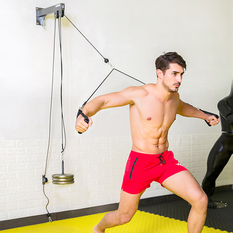 Universal DIY Pulley System Ca - Home Gym Cable Pulley System ulasan dan harga