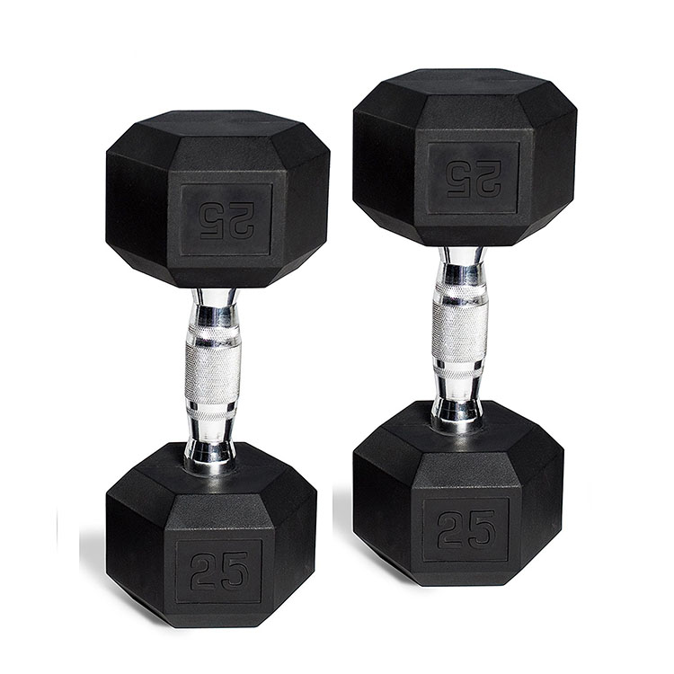 Hex Rubber Dumbbell Sets / Dum - Hex Dumbbell Set ulasan dan harga