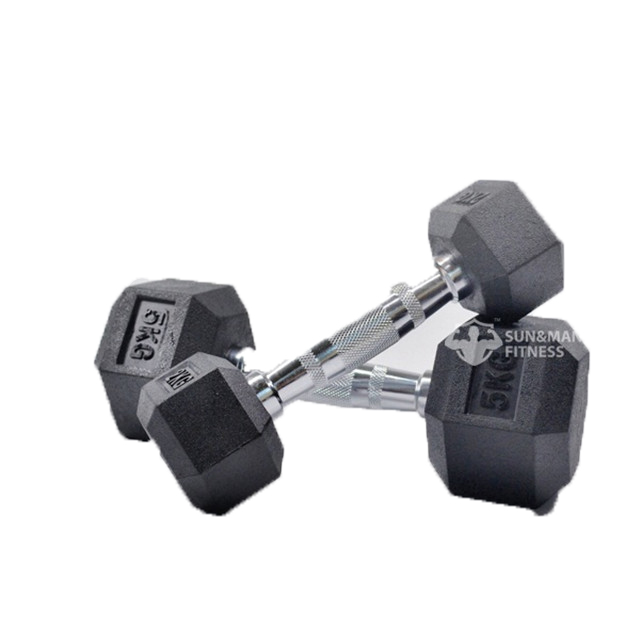 Hex Rubber Dumbbell Sets / Dum - Hex Dumbbell Set ulasan dan harga