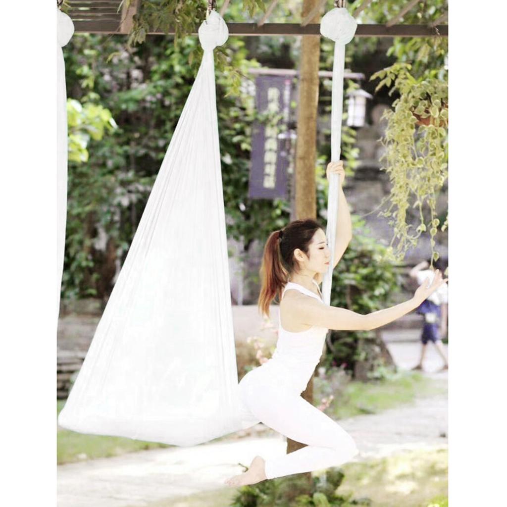 Nylon Aerial Yoga Hammock Dura - Yoga Trapeze Swing ulasan dan harga