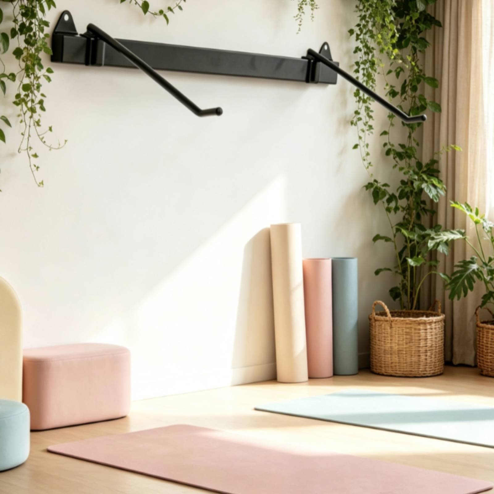 Exercise Mat Storage Rack Meta - Home Gym Installation ulasan dan harga