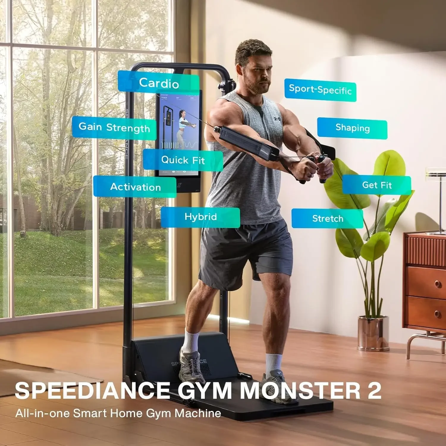 Gym Monster 2 Smart Home Gym A - Home Gym Full Setup ulasan dan harga