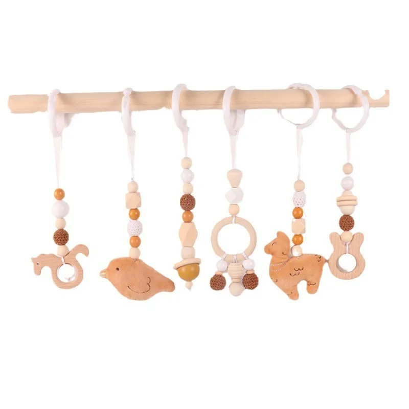 6Pcs Wooden Baby Toys Wooden B - Home Gym Room ulasan dan harga