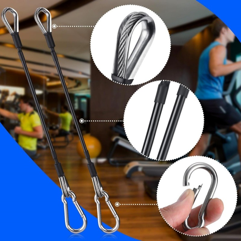 1/2Pcs 25cm Gym Cable Extensio - Home Gym Training Program ulasan dan harga