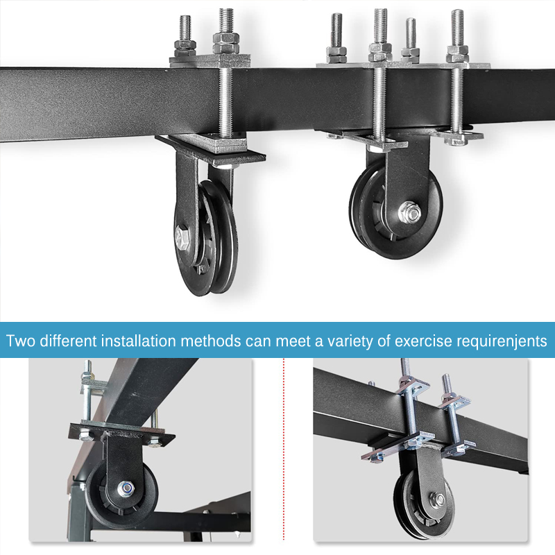 Heavy Duty Pulley System - Adj - Home Gym Cable Pulley System ulasan dan harga