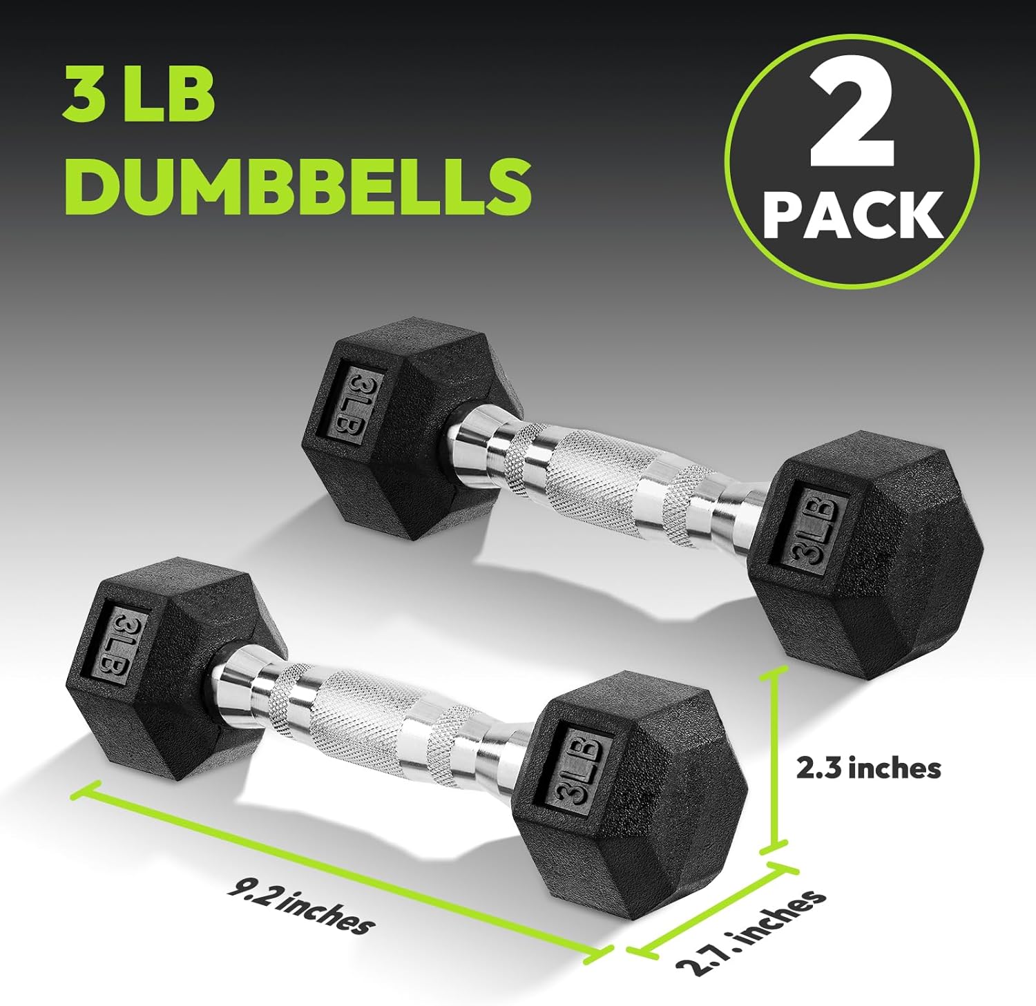 Hex Dumbbell Set 2.5-65 lb Rub - Hex Dumbbell Set ulasan dan harga