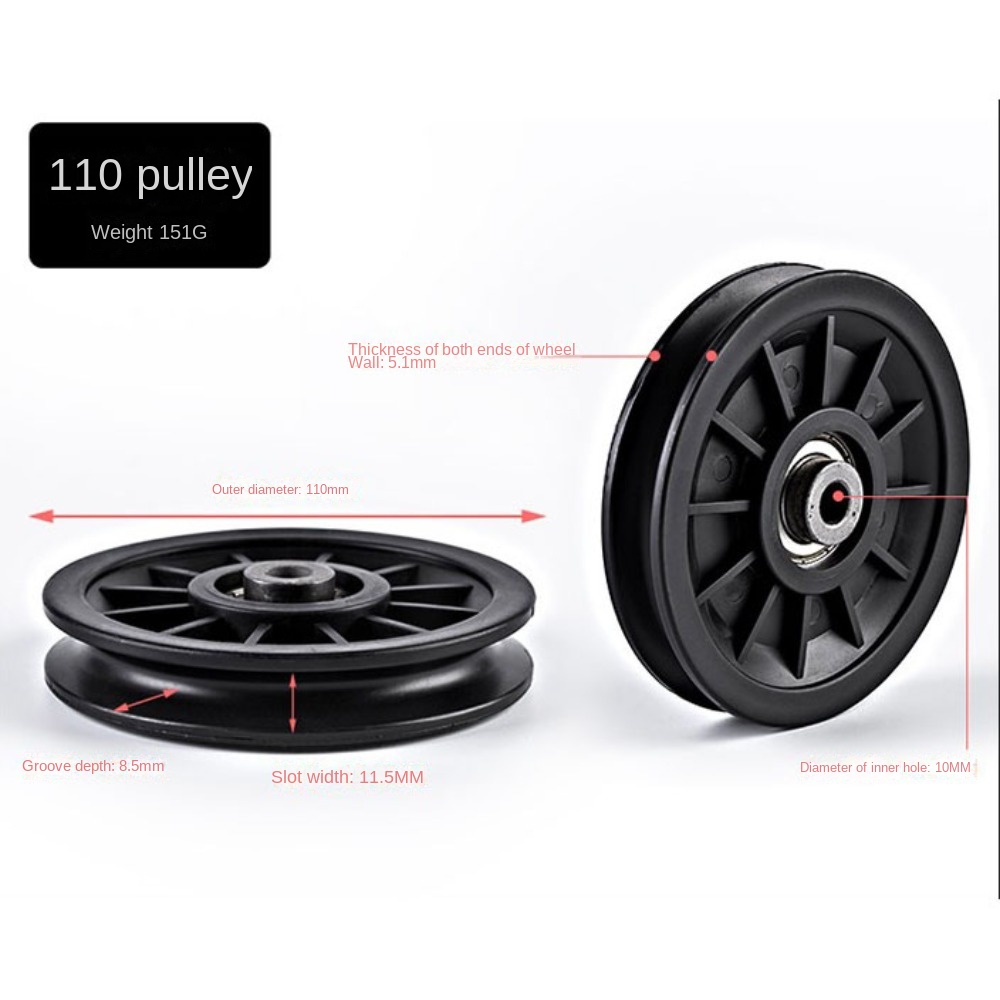 High Quality Black Nylon Beari - Home Gym Cable Pulley System ulasan dan harga