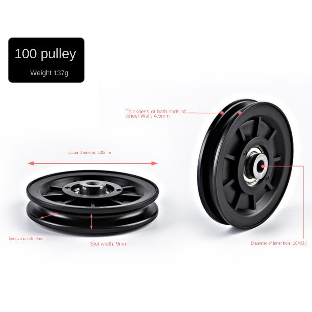 High Quality Black Nylon Beari - Home Gym Cable Pulley System ulasan dan harga